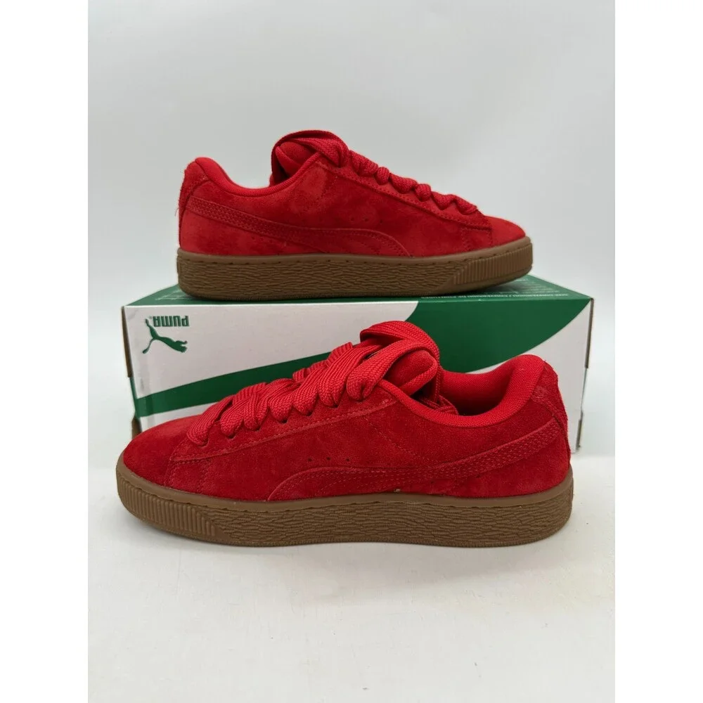 Puma Suede XL Men's Size 6 Women's size 7.5 Red Gum Athletic Shoes 401709 01